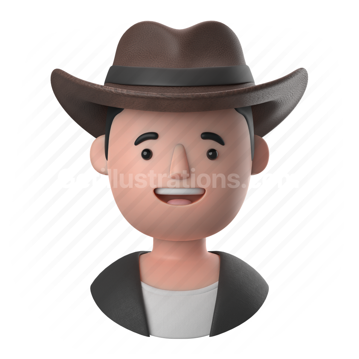 man, male, people, person, cowboy, hat